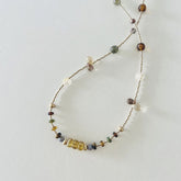Collar de cuentas checas vintage